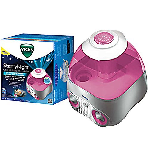 Kaz Inc. Vicks Starry Night Cool Moisture Humidifier Color Pink free