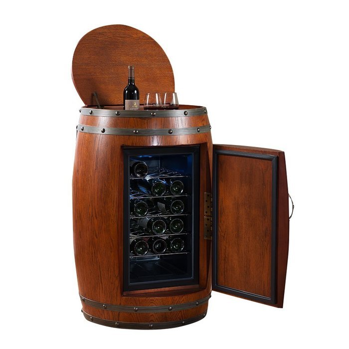 STG Wine BAR Storage Cabinet Wine Rack Dual Zone Thermoelectric Freestanding Wine Cooler Cellar Chiller Refrigerator...
