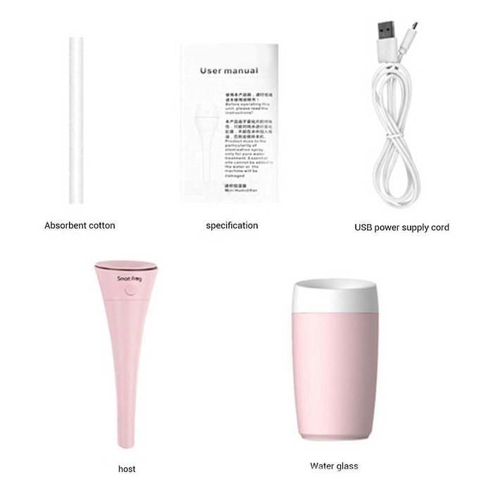Tanxih Ultra-silence Mini Portable Cool Mist Humidifier Personal Air Purifier Ultrasonic USB Powered Air Water... N2