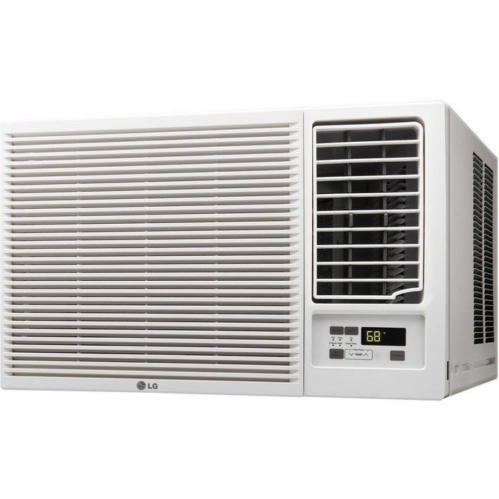 LG 7,500 BTU 115V Window-Mounted AIR Conditioner with 3,850 BTU Supplemental Heat Function