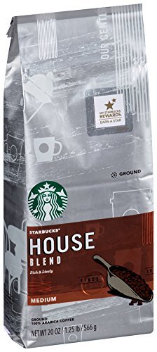 Starbucks House Blend Ground Coffee, 20 Ounce, 6 Count N3