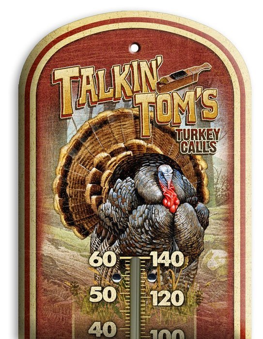 American Expedition Tin Thermometer - Bear's Den Cabin Rentals N17