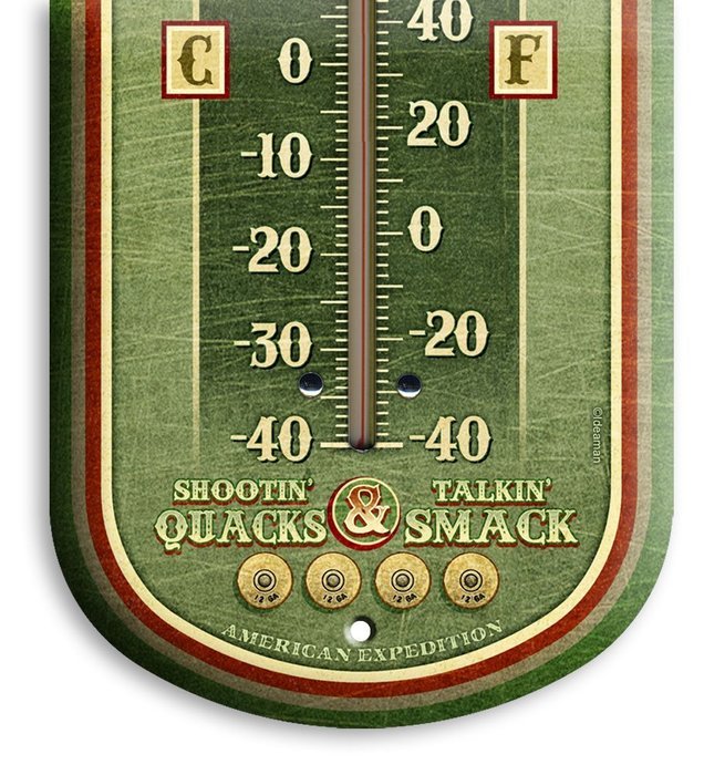 American Expedition Tin Thermometer - Bear's Den Cabin Rentals N25
