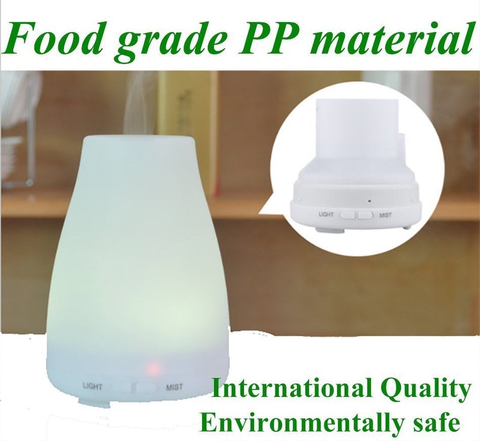 VIVINATURE Humidifier 100ML Ultrasonic Aromatherapy Oil Diffuser Cool Mist Aroma Humidifier with Waterless Auto...