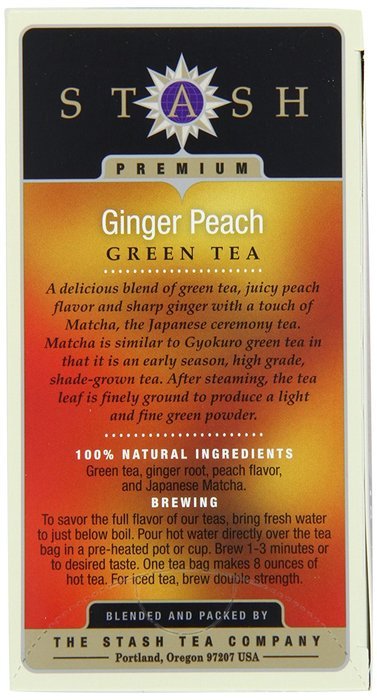 Stash Tea Green Chai Tea, 20 Count Tea Bags in Foil (Pack of 6) N93