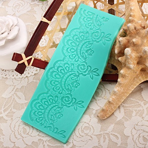 Flower Lace Cake Mold Silicone For Cakes Fondant N4