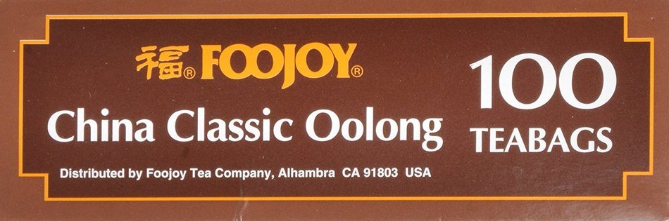 Foojoy China Classic Min-nan Oolong (Wulong) Tea, 2g X 100 Teabags, N6
