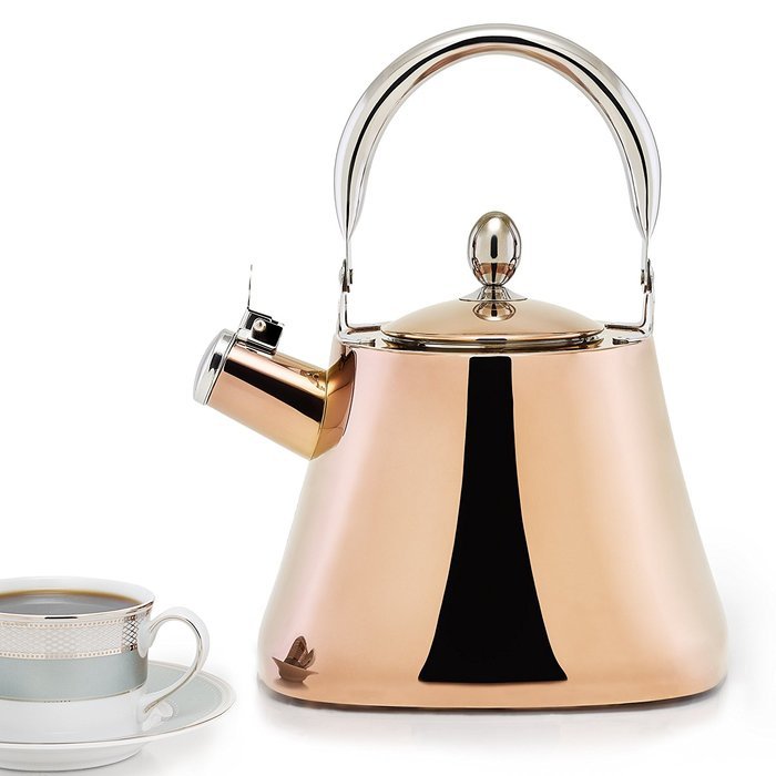 Old Dutch 1882 Calisto Tea Kettle, 3.1 quart/3.0 L, Titanium