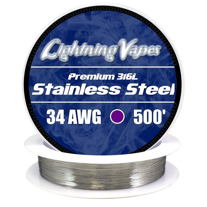LV Stainless Steel 316L Wire 34 AWG - 250'