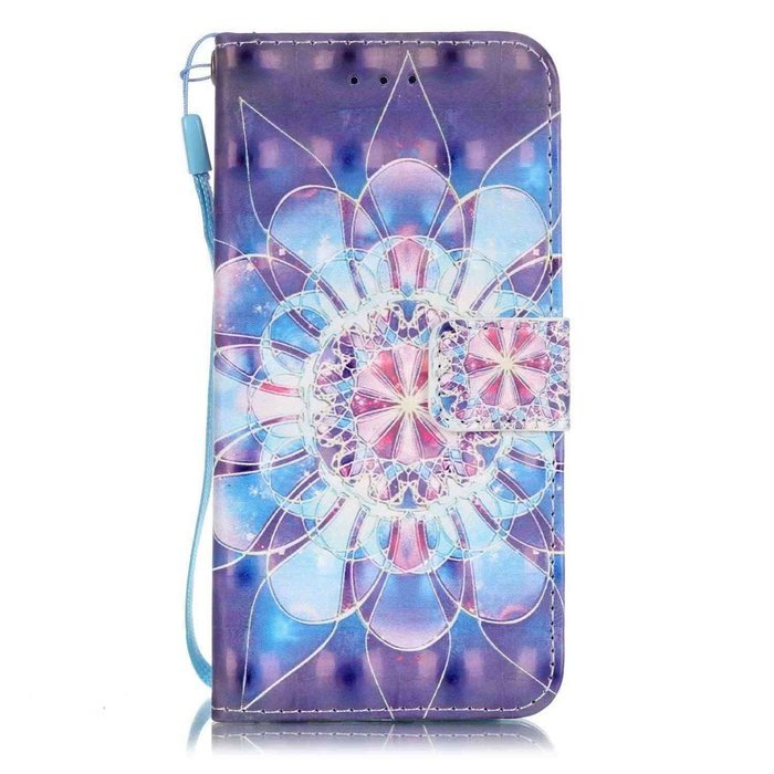iPhone 7 Case,Yaheeda [3D Colored Drawing] [Flip Fit] Premium PU Leather Card-Slots Cash-Slots & Kickstand [Anti-Scratches... N10