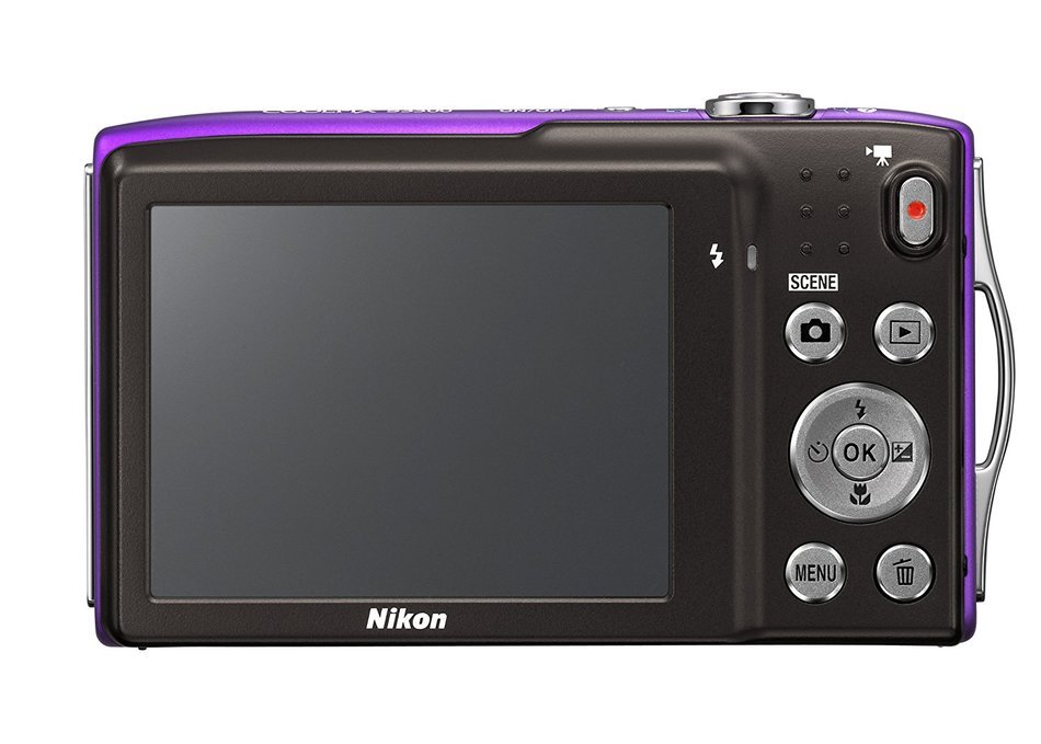 Nikon COOLPIX S3300 16 MP Digital Camera with 6x Zoom NIKKOR Glass Lens and 2.7-inch LCD (Black) N9