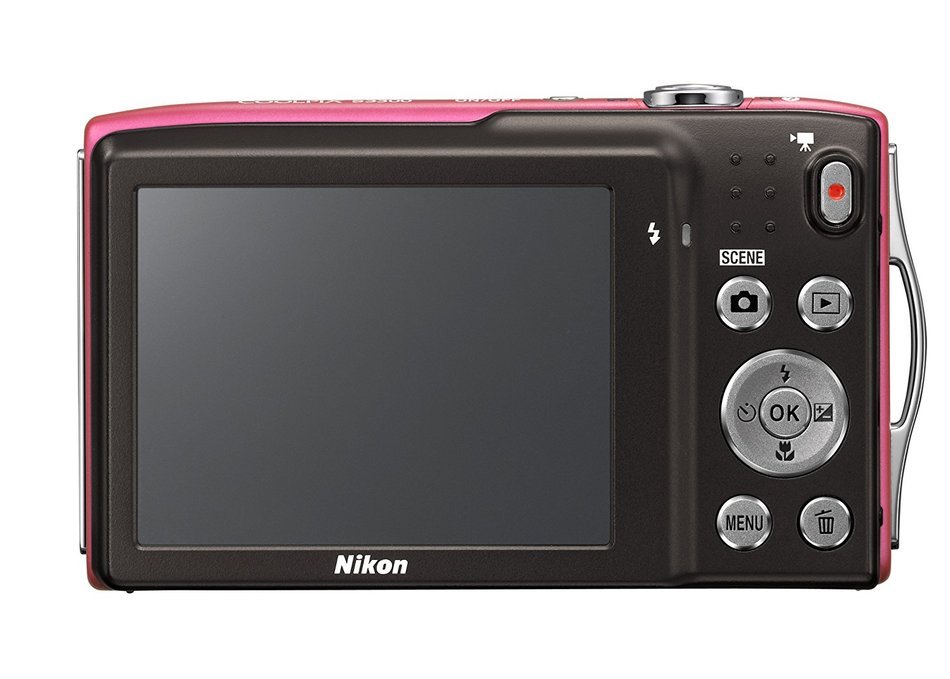 Nikon COOLPIX S3300 16 MP Digital Camera with 6x Zoom NIKKOR Glass Lens and 2.7-inch LCD (Black) N10