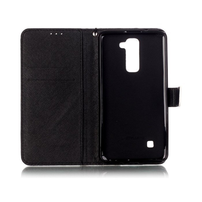 LG G Stylo 2 Case,LG G Stylus 2 Case,Yaheeda [3D Colored Drawing] [Flip Fit] Premium PU Leather Card-Slots Cash-Slots... N8