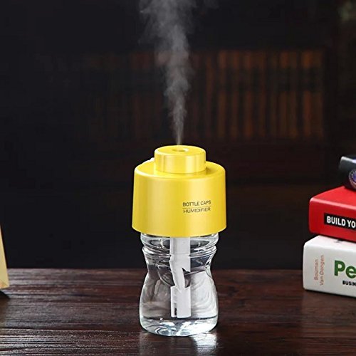 "Aiqite" Bright Color Cute Bottle Cap Humidifier (Blue WTSJ-HUMIDIFIER-01)