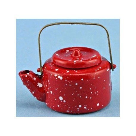 Dollhouse SMALL RED KETTLE