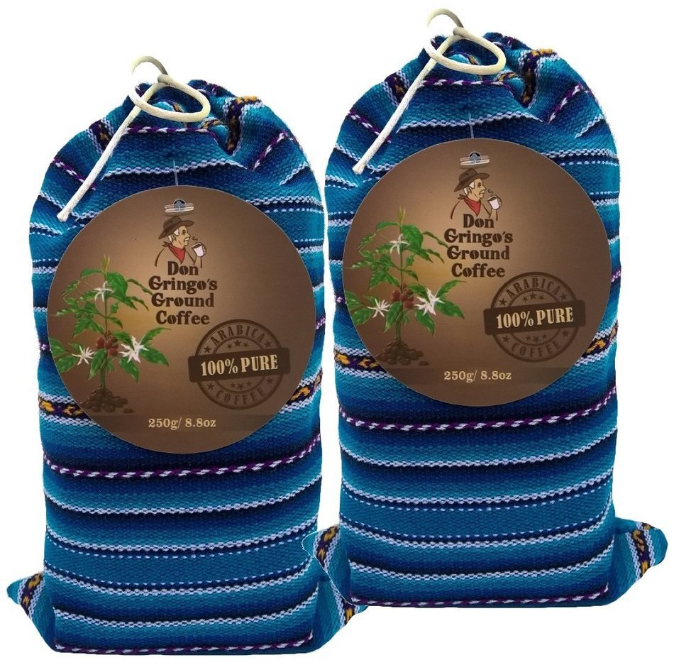 Don Gringo&acute;s Ground French Dark Roast Coffee Peruvian Andes&acute; Gourmet Arabica Selection. Single Origin Blend, Organically... N24
