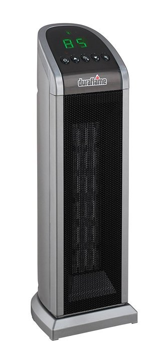 Duraflame DFH-TH-7-E Portable Electric Ceramic Tower Heater, Gray