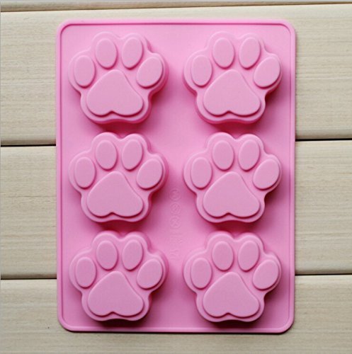 New Silicone 6 Holes Cat Claws Shape Cake Decorating Bakeware Mold Soap Chocolate Kitchen Cooking Tools Food Dessert... N2