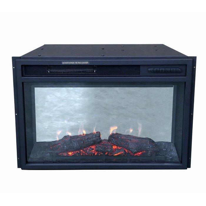Clevr 26" 1400W Adjustable Electric Wall Insert Fireplace Heater W/Remote N8