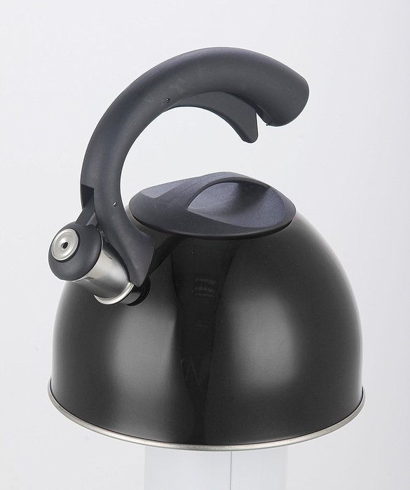 Naturally Home - Tea Kettle; Whistling Teapot Design; Large 3.0L (3.2 Quart) (Red) N3