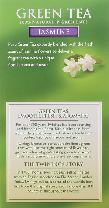Twinings Jasmine Green Tea, 1.41 Ounce N2