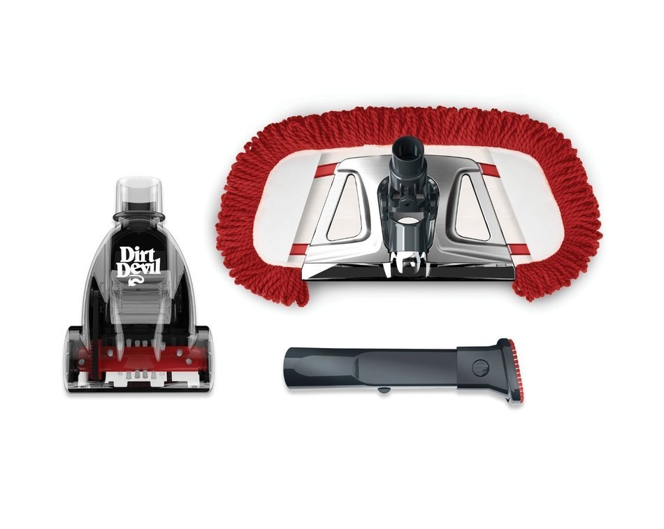 Dirt Devil, UD70250B, Dash Dual Cyclonic Bagless Upright Vacuum (Complete Set) w/ Bonus: Premium Microfiber Cleaner... N3