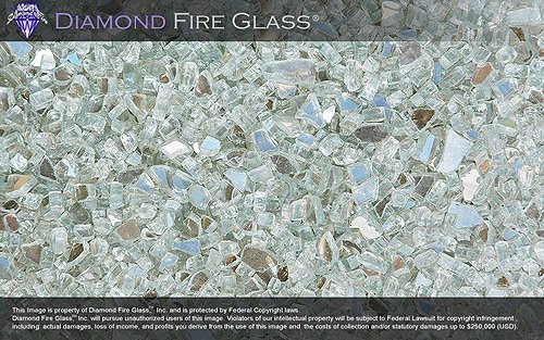 Platinum - Fireplace Glass - 1 LB.
