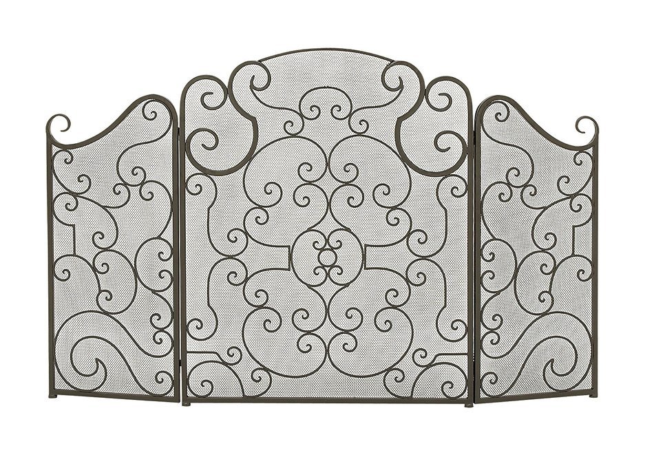 GwG Outlet Metal Fire Screen 52"W,35"H 44574