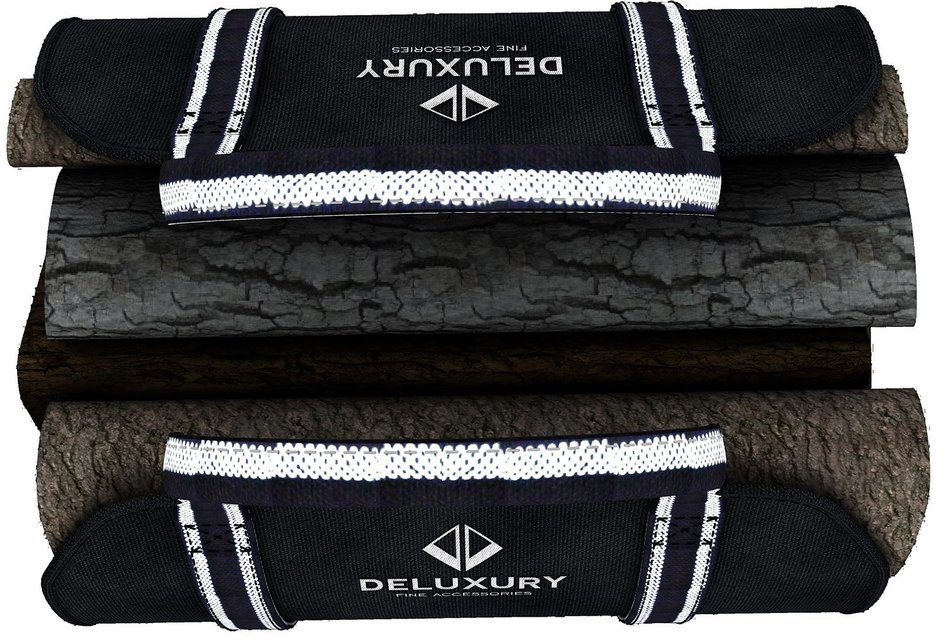 Firewood Carrier - Deluxury Fireplace Accessories: Durable Canvas Handler, Log Tote and Carrying Bag - Premium... N6