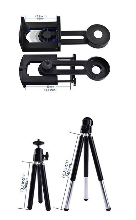 3 In 1 Universal Phone Camera Lens Kit with 0.4X Super Wide Angle Lens, 180 Degree Fish Eye Lens and 10X Macro... N38