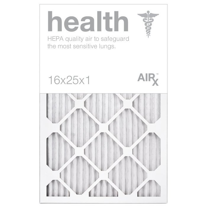 Optimal for Health Protection - AiRx HEALTH 16x25x1 Air Filters - Pleated 16x25x1 MERV 13 Air Filters, AC Filter...