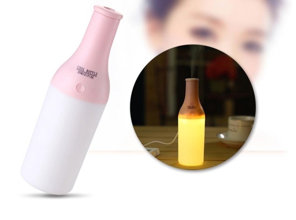 Bigban LED Humidifier Air Diffuser Purifier Ultrasonic Home Aroma Atomizer (Purple)