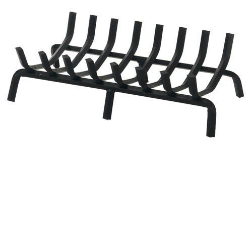 Fireplace Rectangular Grates - 4 1/2" Clearance with Center Leg