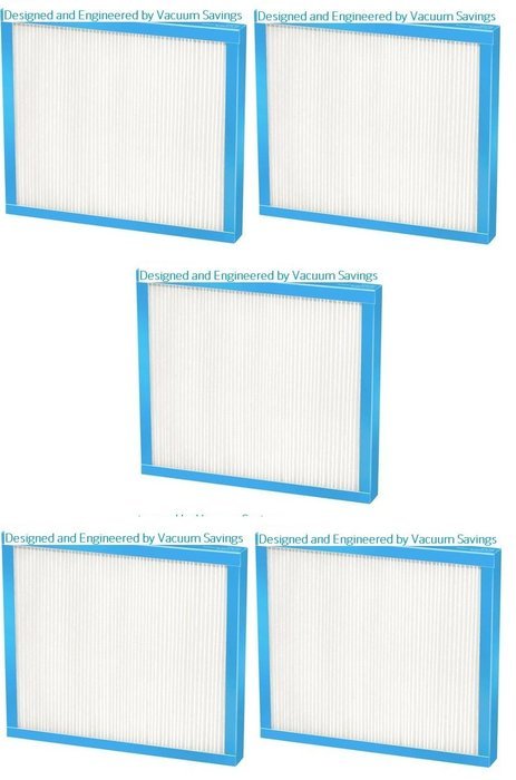 5 Pack Replacement Filter fits Homedics AF-75FL AF-75 and AR-10 - Designed & Engineered By LifeSupplyUSA