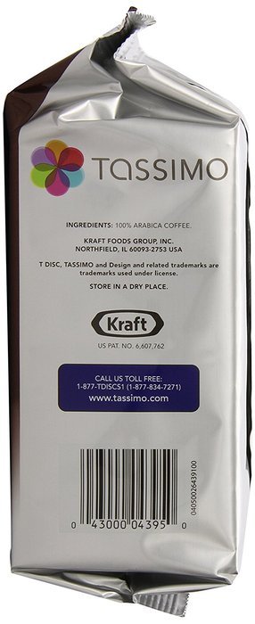 Gevalia Dark Italian Roast, 12-Count T-Discs for Tassimo Coffeemakers(Pack of 3) N2