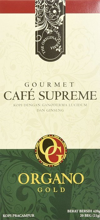 1 Box of Organo Gold Ganoderma Gourmet - Caf&eacute; Supreme(20 sachets) N6