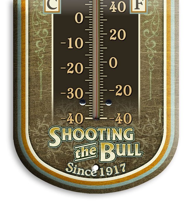 American Expedition Tin Thermometer - Bear's Den Cabin Rentals N30