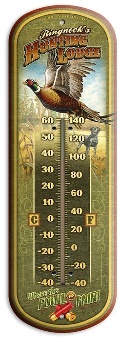 American Expedition Tin Thermometer - Bear's Den Cabin Rentals N31