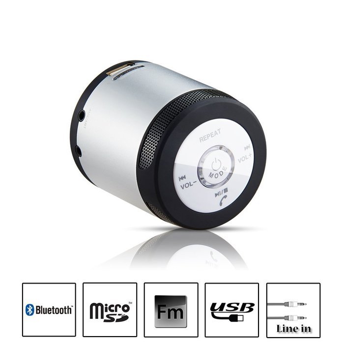 CHEERLINK&reg; Kaidaer Ultra Portable Bluetooth Wireless Speaker with 360-Degree Circle Sound Technology and Built-In... N4
