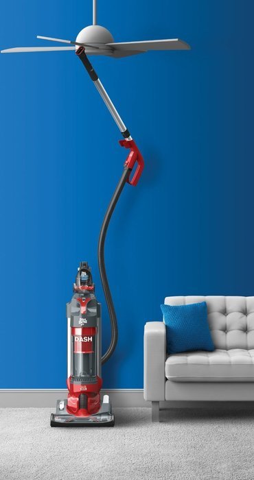 Dirt Devil, UD70250B, Dash Dual Cyclonic Bagless Upright Vacuum (Complete Set) w/ Bonus: Premium Microfiber Cleaner... N4