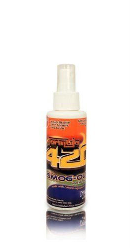 2 Item BUNDLE Smokebuddy - Personal Air Filter / Purifier AND Formula 420 Smog-Out Odor Nuetralizer