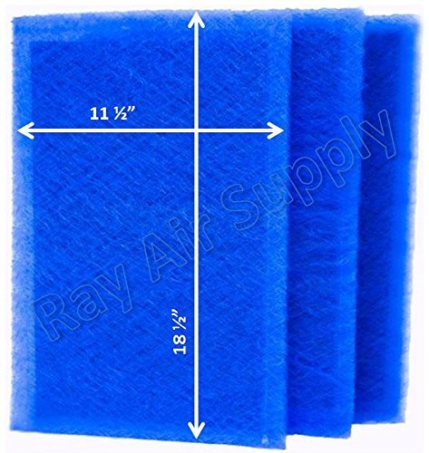 Dynamic Air Cleaner Replacement Filter Pads 13x21 Refills (3 Pack) N2