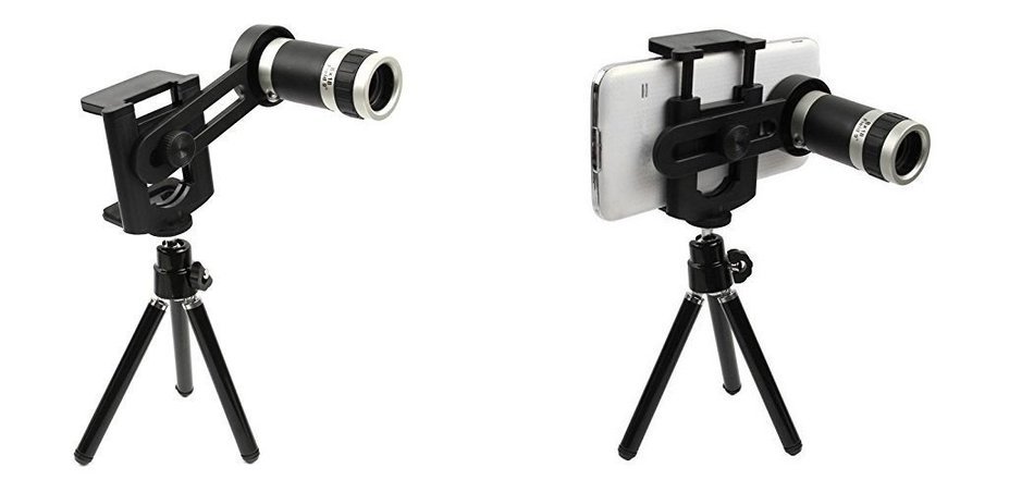 3 In 1 Universal Phone Camera Lens Kit with 0.4X Super Wide Angle Lens, 180 Degree Fish Eye Lens and 10X Macro... N49