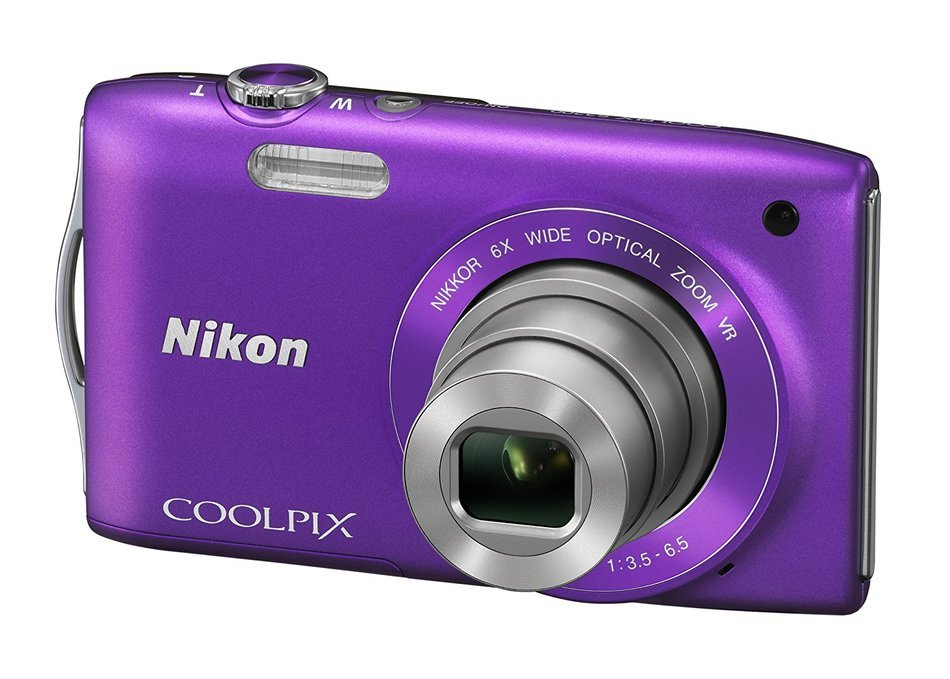 Nikon COOLPIX S3300 16 MP Digital Camera with 6x Zoom NIKKOR Glass Lens and 2.7-inch LCD (Black) N11