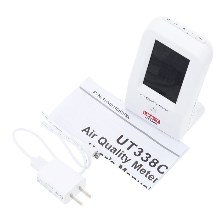 Docooler UNI-T UT-338C High Precision VOC PM2.5 Data Logger Detector Air Monitor Indoor Hygrometer with Thermometer... N3