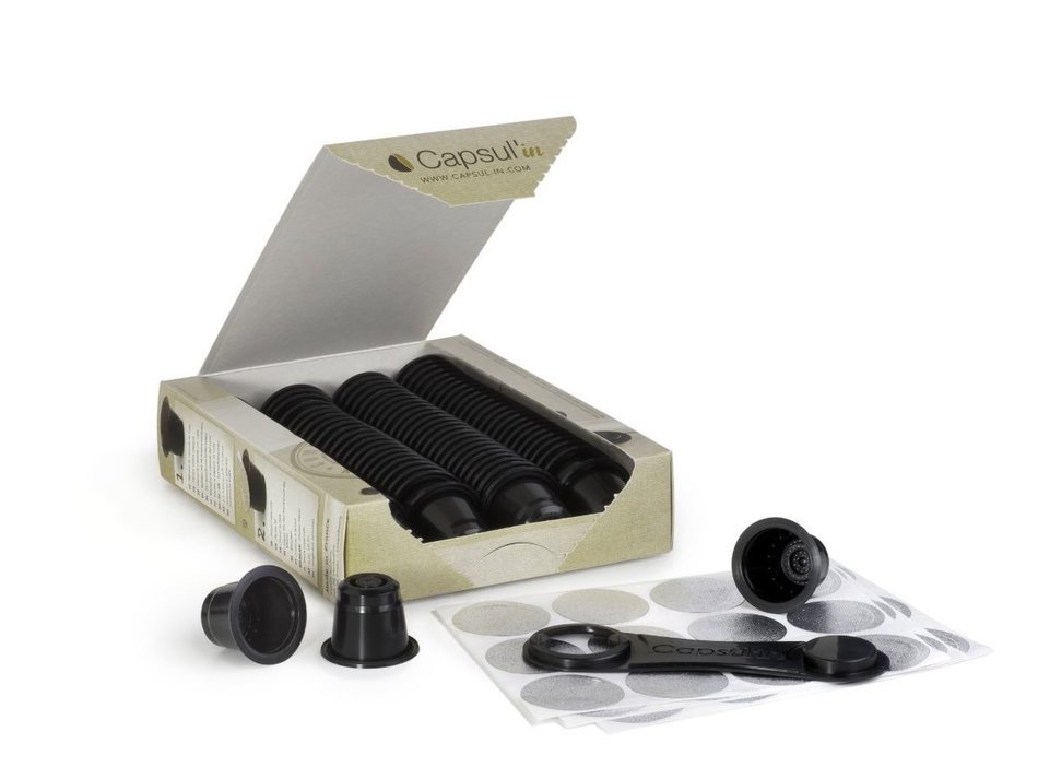 Capsul'in 200 Capsules - Fillable Nespresso Tea Coffee Compatible Pod N4