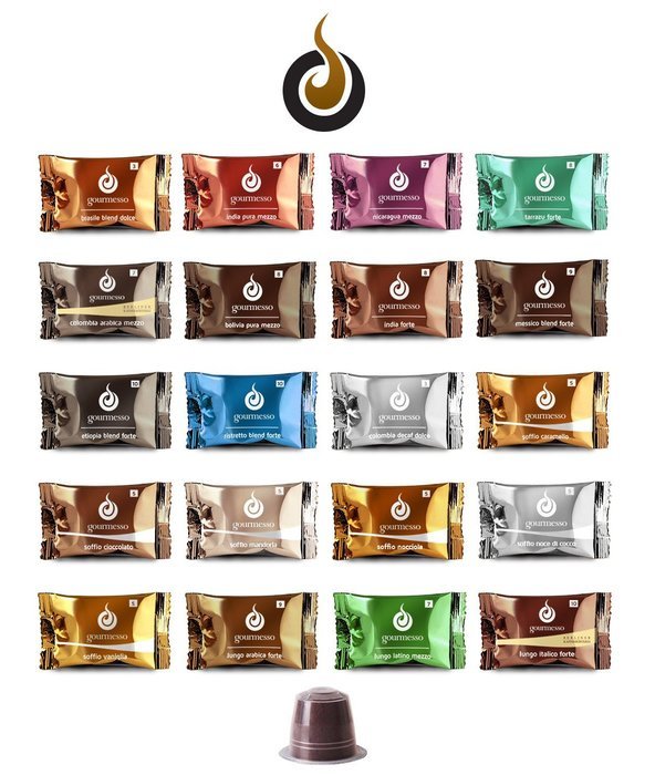 Gourmesso Decaf Per&ugrave; Dolce - 30 Nespresso&reg; compatible coffee capsules (30 capsules) N8