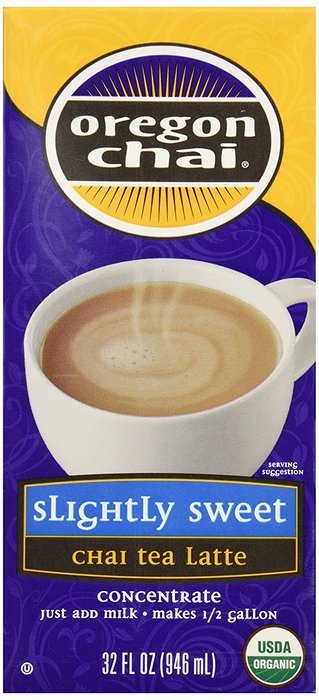 Oregon Chai Chai Tea Latte Concentrate, Slight Sweet, 32 oz N5