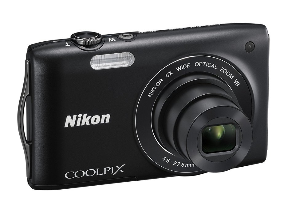Nikon COOLPIX S3300 16 MP Digital Camera with 6x Zoom NIKKOR Glass Lens and 2.7-inch LCD (Black) N13