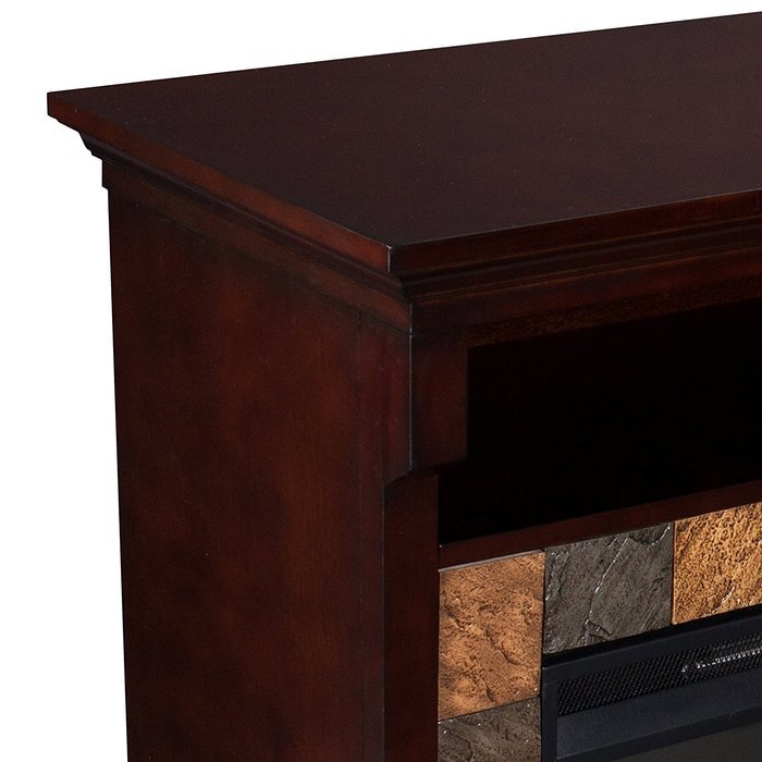 Southern Enterprises Sterling Bookshelf Electric Fireplace, Espresso N3